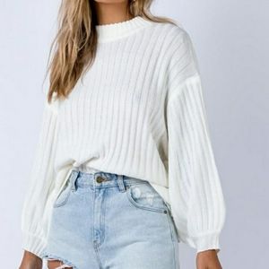 White princess polly sweater